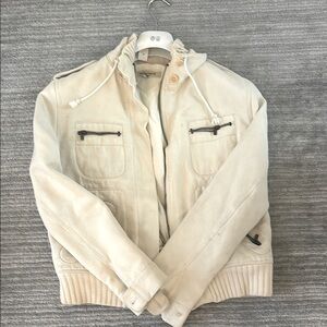 See By Chloe Cream Jacket with Zipper